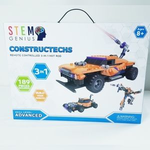 Stem Genius Constructechs Remote Controlled 3 in 1 Hot Rod New in Box